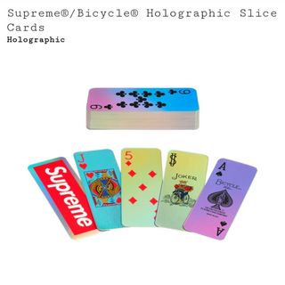 supremeBicycle Holographick slice cards