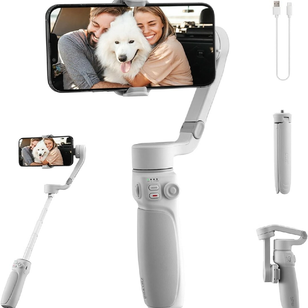 Zhiyun Smooth Q4 ジンバル 3軸スタビライザー ロッド内蔵