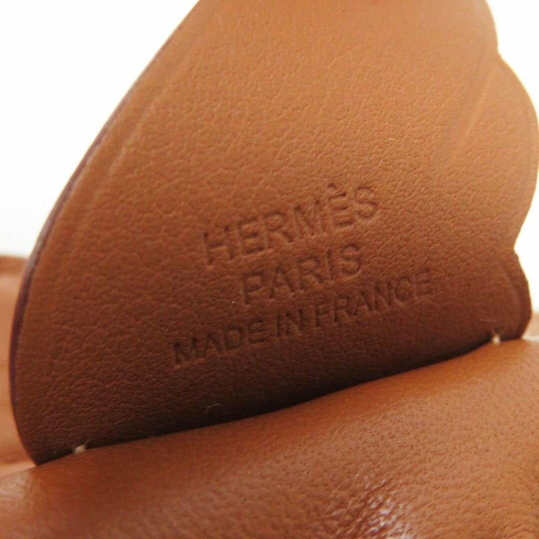 未使用品◎フランス製 HERMES エルメス ロデオ ペガサス チャーム PM バッグチャーム ゴールド （茶） アニョーミロ B刻印 箱・タグ付き