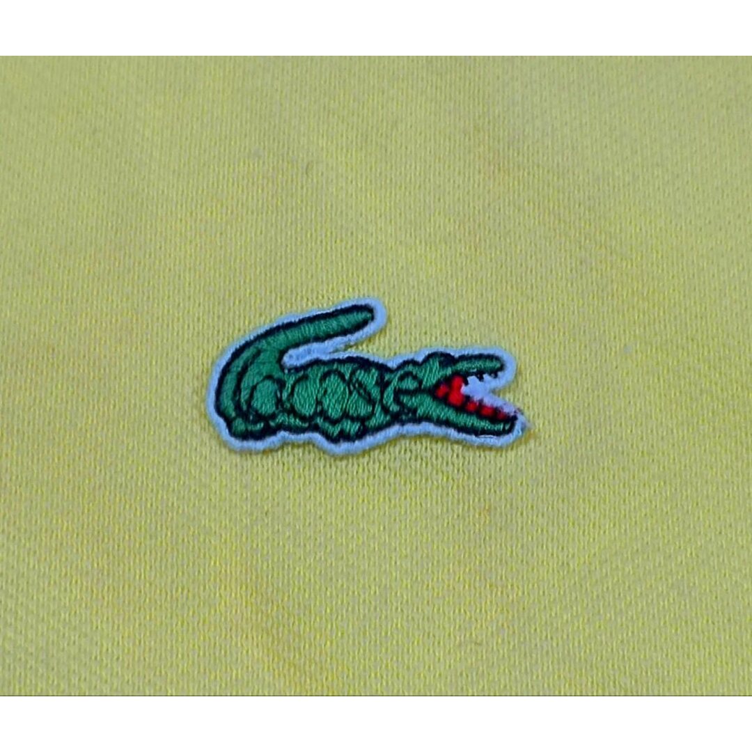 LACOSTE(ラコステ)の・古着　メンズ　LACOSTE イエローポロシャツ　Mサイズ メンズのトップス(ポロシャツ)の商品写真