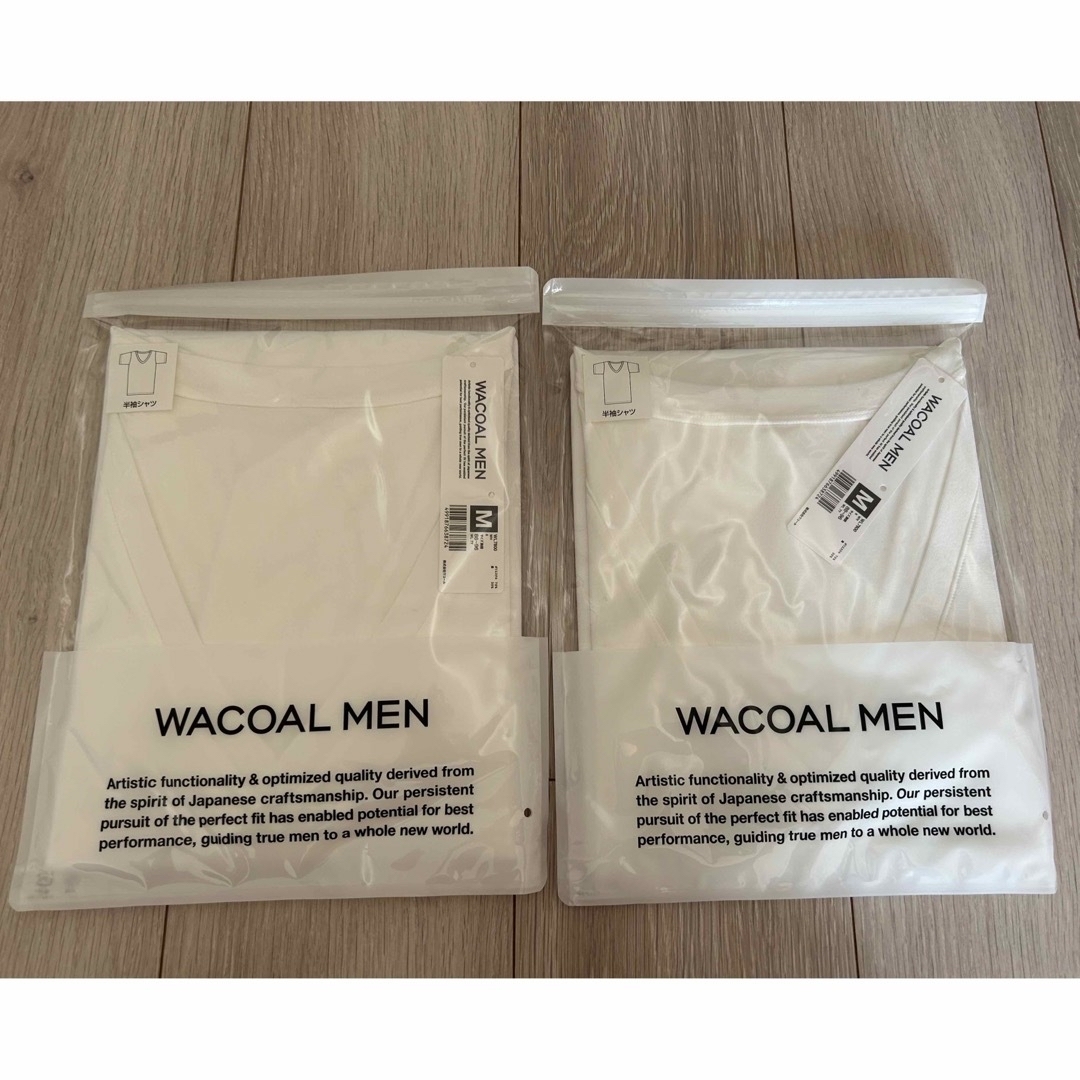 WACOAL MEN(ワコールメン)の2点セット☆ WACOAL MEN 半袖肌着　サイズM メンズのアンダーウェア(その他)の商品写真