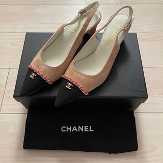 極美品✨CHANEL シャネル　ココマーク　パールサンダル　パンプス　39