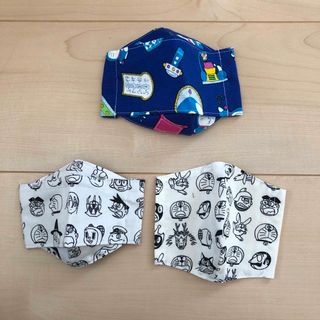 ハンドメイド♡インナーマスク♡ドラえもん♡３枚セット(外出用品)