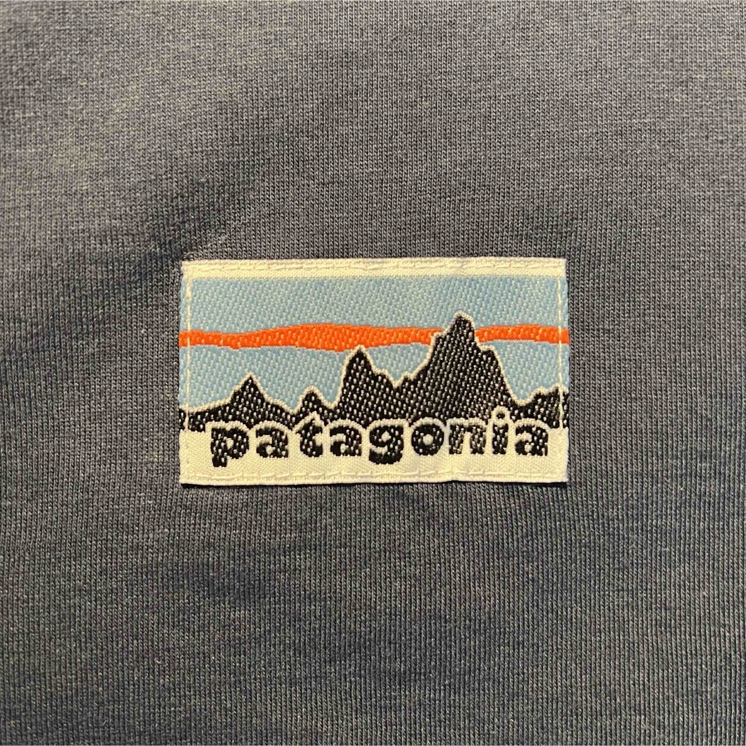 patagonia(パタゴニア)の☆レア・パタゴニア・ヘンリーネック・ビッグロゴTシャツ☆ メンズのトップス(Tシャツ/カットソー(半袖/袖なし))の商品写真