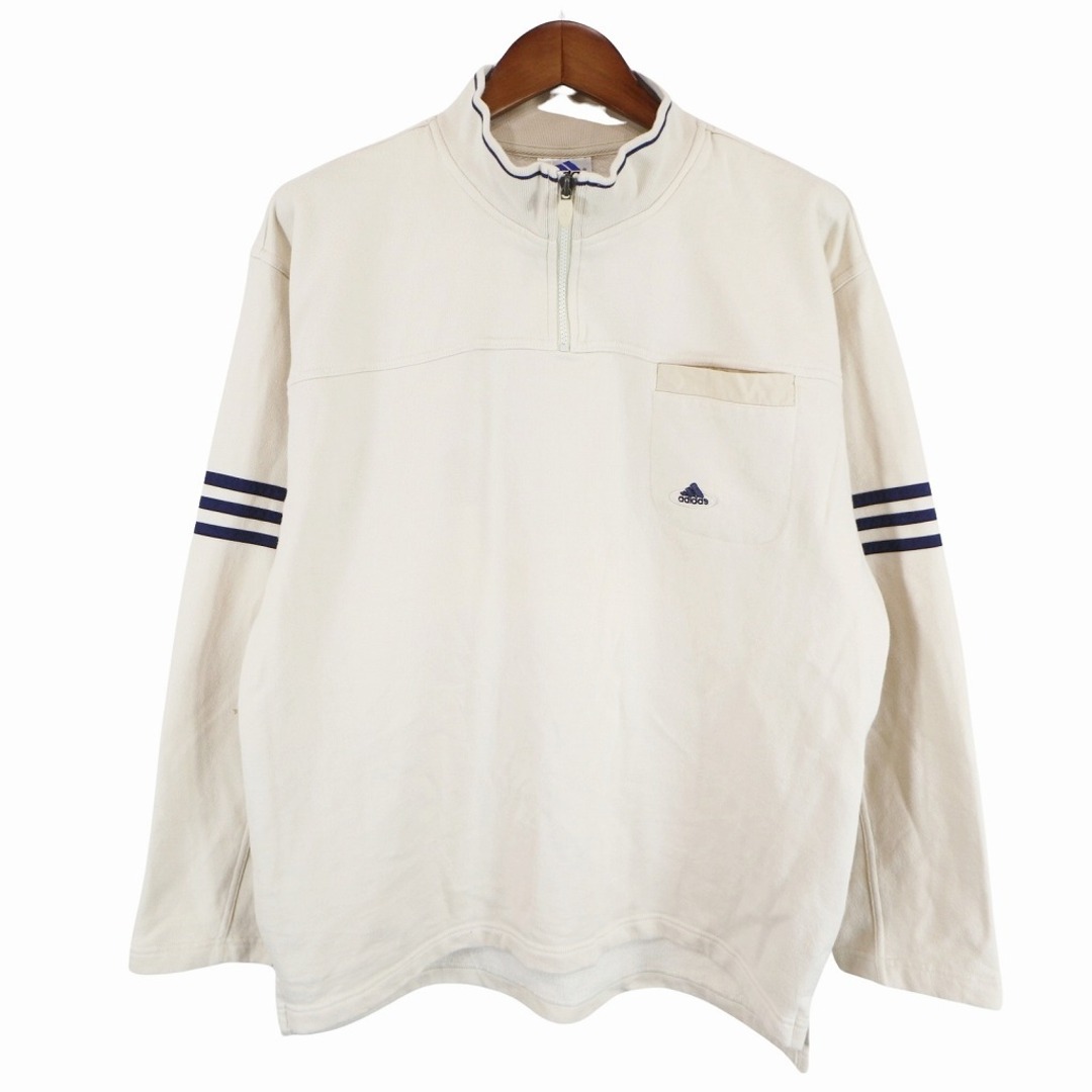 adidas - 90年代 adidas アディダス ワンポイント 1/4ジップ adidas - 90年代 adidas アディダス ワンポイント 1/4ジップ
