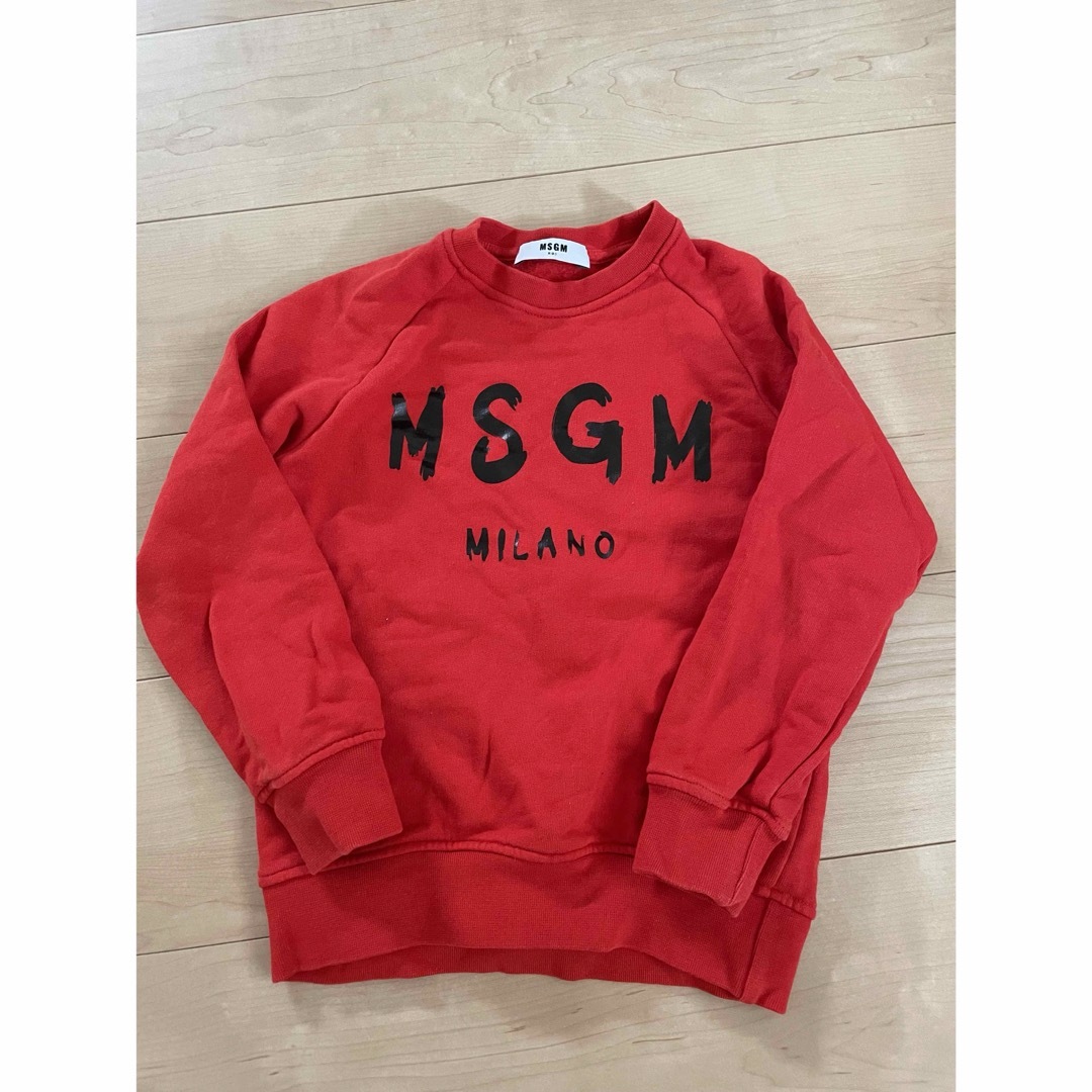 MSGM - MSGMキッズ ロゴトレーナーの通販 by MARON 即購入OK｜エムエス