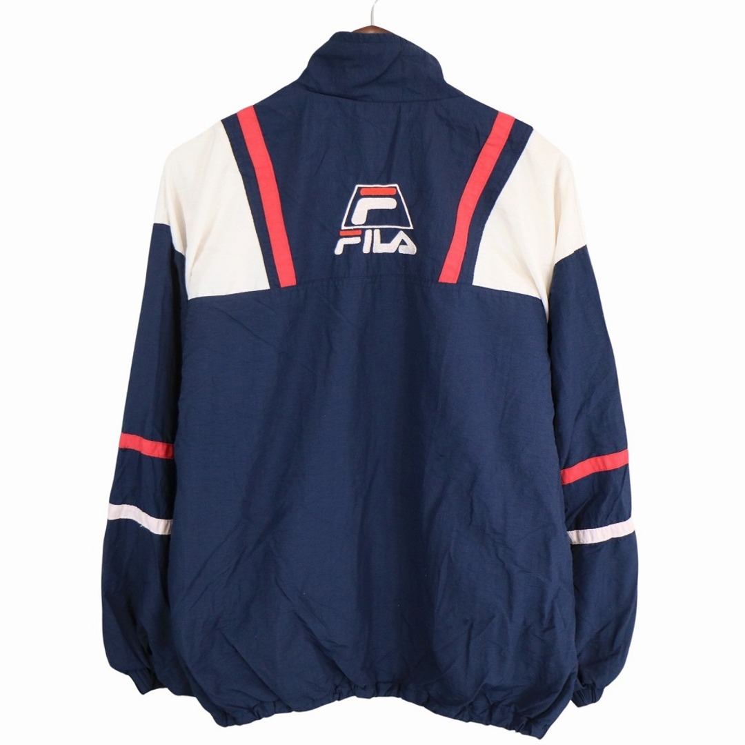 FILA ナイロンジャケット　ネイビー　スポーツ