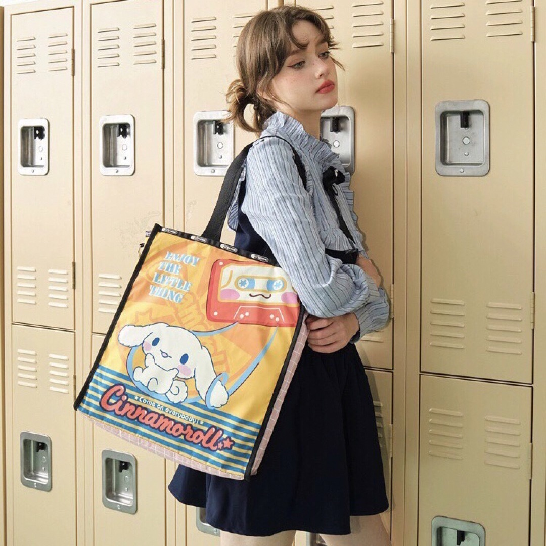 【海外限定】LeSportsac シナモロール　サンリオ　ショルダー　トート