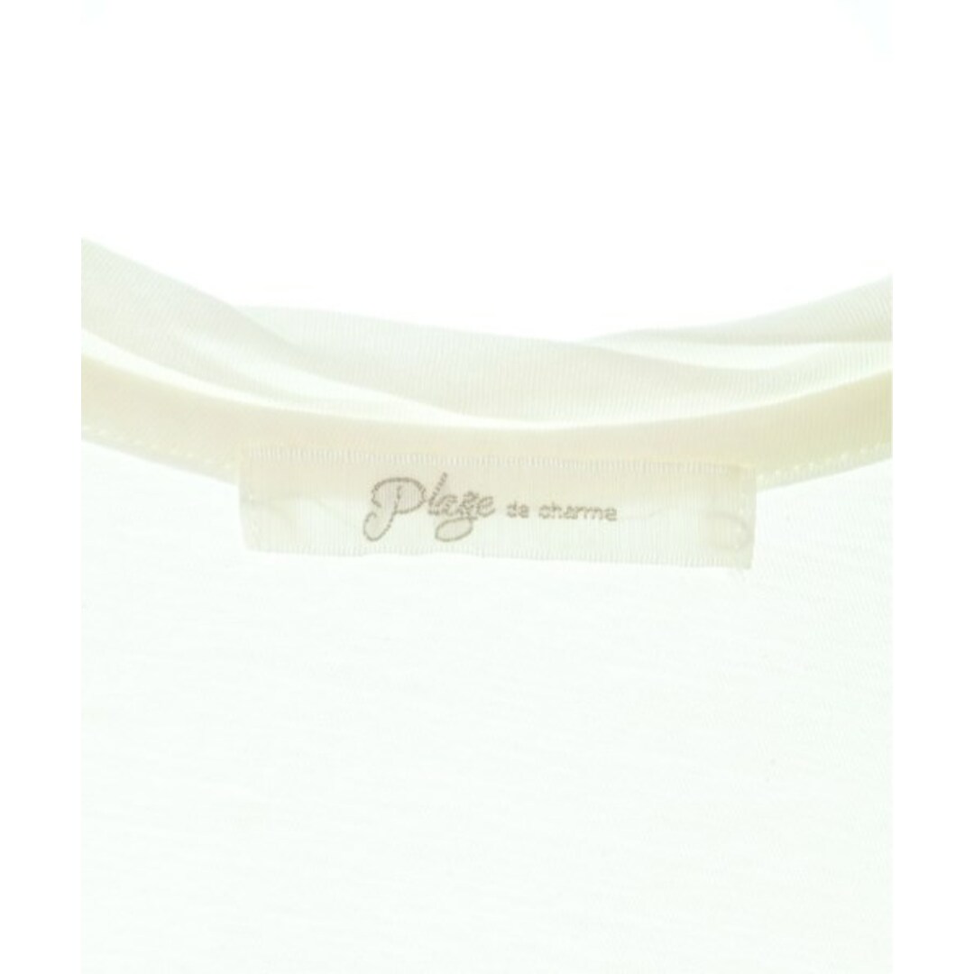 Plage(プラージュ)のPlage プラージュ Tシャツ・カットソー F 白 【古着】【中古】 レディースのトップス(カットソー(半袖/袖なし))の商品写真