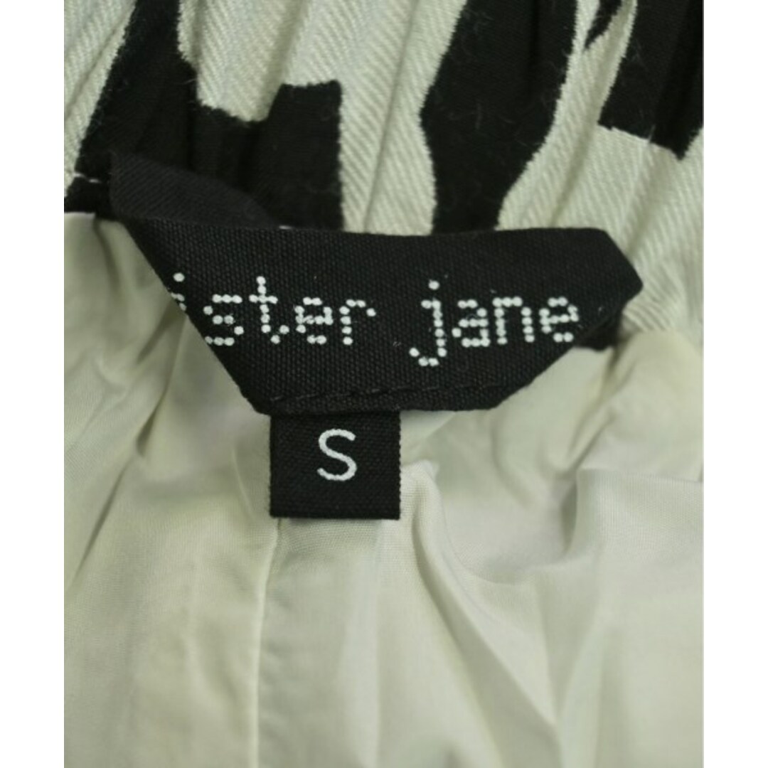 sister jane シスタージェーン パンツ(その他) S 黒x白(総柄) 【古着】【中古】
