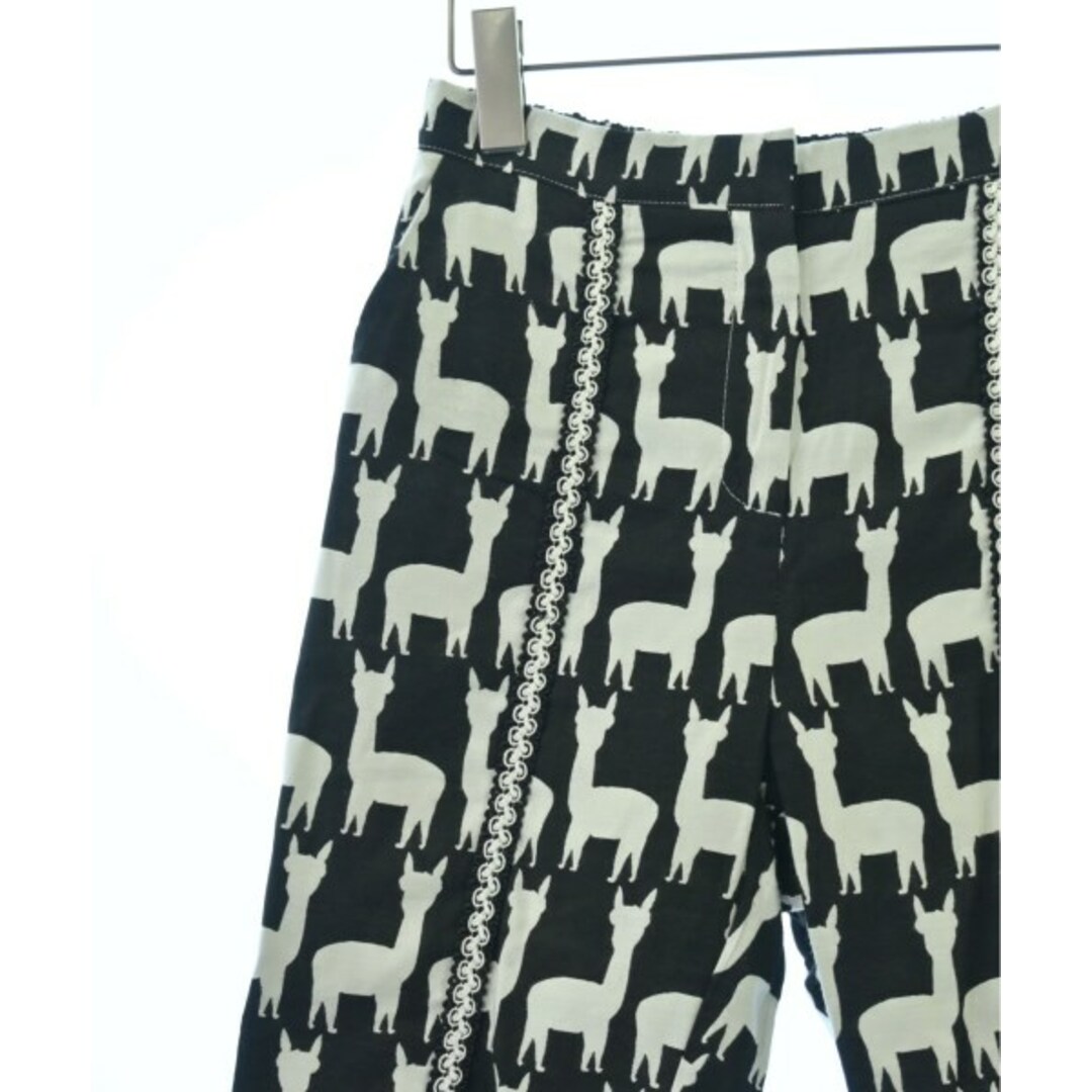 sister jane シスタージェーン パンツ(その他) S 黒x白(総柄) 【古着】【中古】