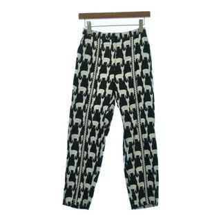 sister jane シスタージェーン パンツ(その他) S 黒x白(総柄) 【古着】【中古】