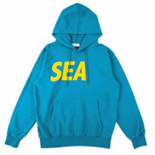 【新品】WIND AND SEA  ウィンダンシー パーカー ターコイズブルー