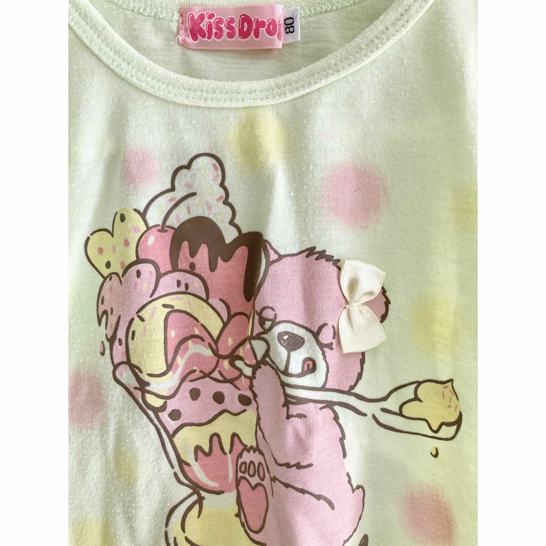 BeBe(ベベ)のべべくまTシャツ80 キッズ/ベビー/マタニティのベビー服(~85cm)(Ｔシャツ)の商品写真