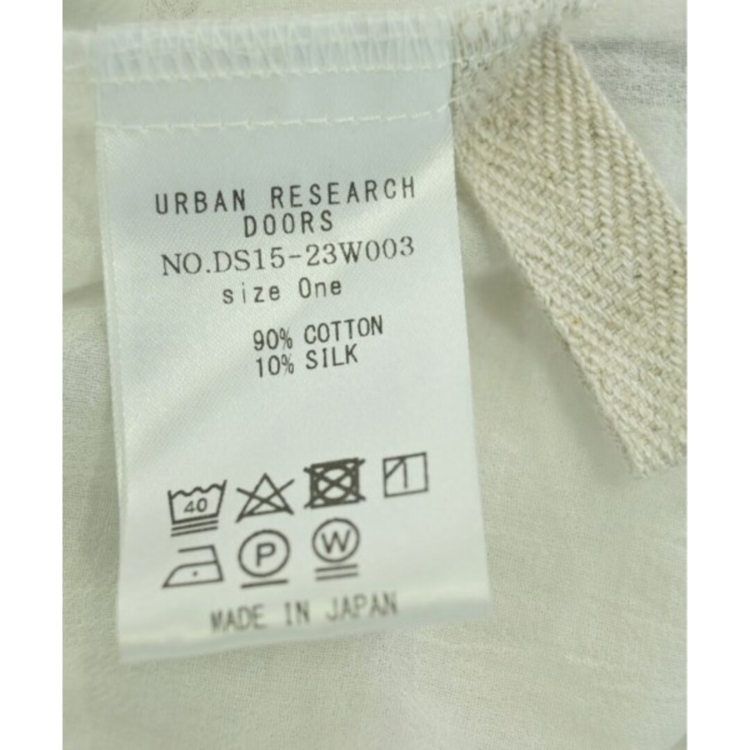 URBAN RESEARCH DOORS カジュアルシャツ ONE 白 【古着】【中古】