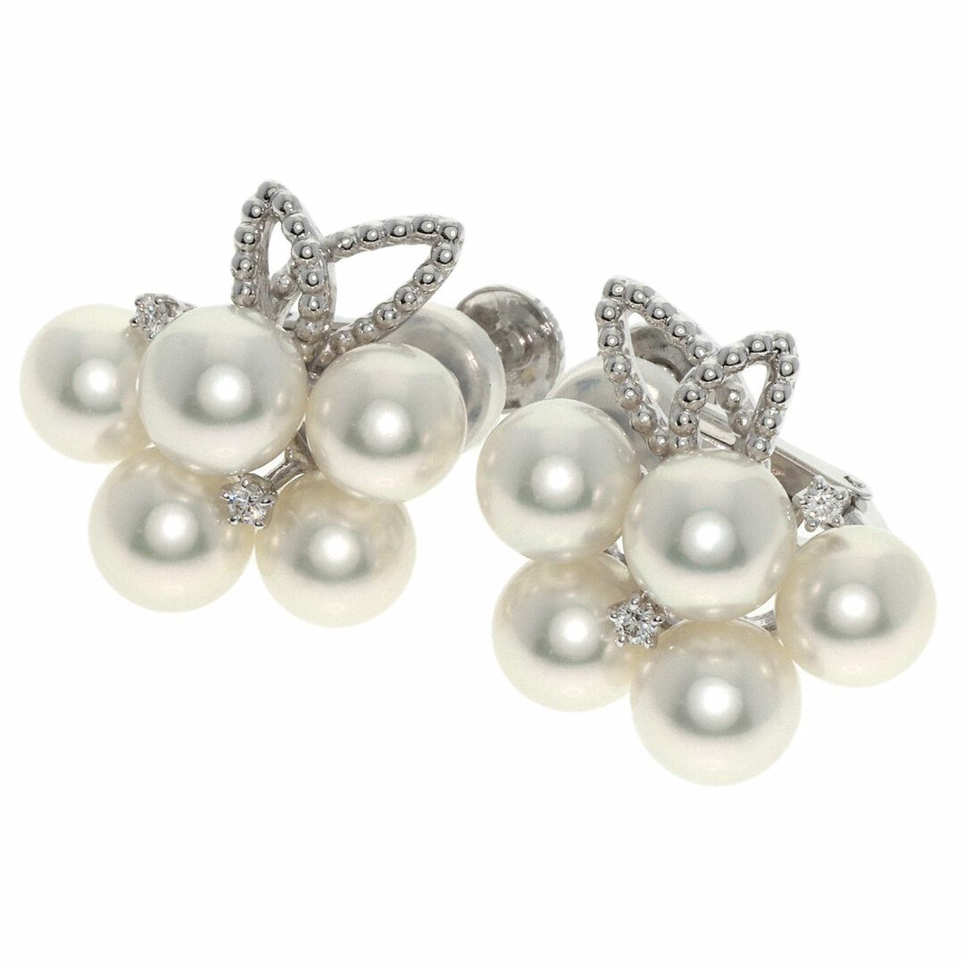 TASAKI - TASAKI アコヤパール 真珠 ダイヤモンド イヤリング K18WG