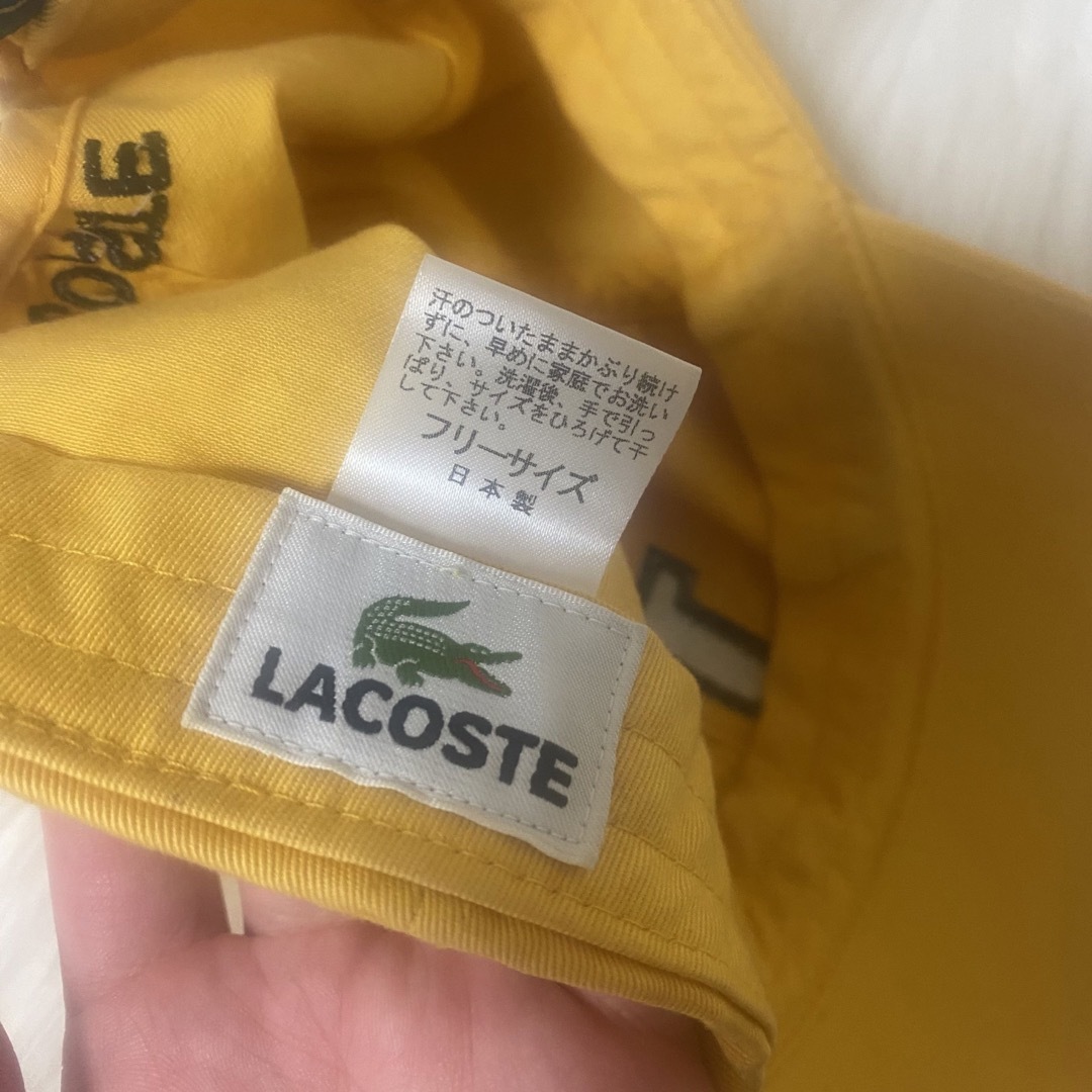 LACOSTE(ラコステ)のLACOSTE ラコステ コットンキャップ メンズの帽子(キャップ)の商品写真