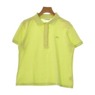 ラコステ(LACOSTE)のLACOSTE ラコステ ポロシャツ 40(M位) 黄緑系 【古着】【中古】(ポロシャツ)