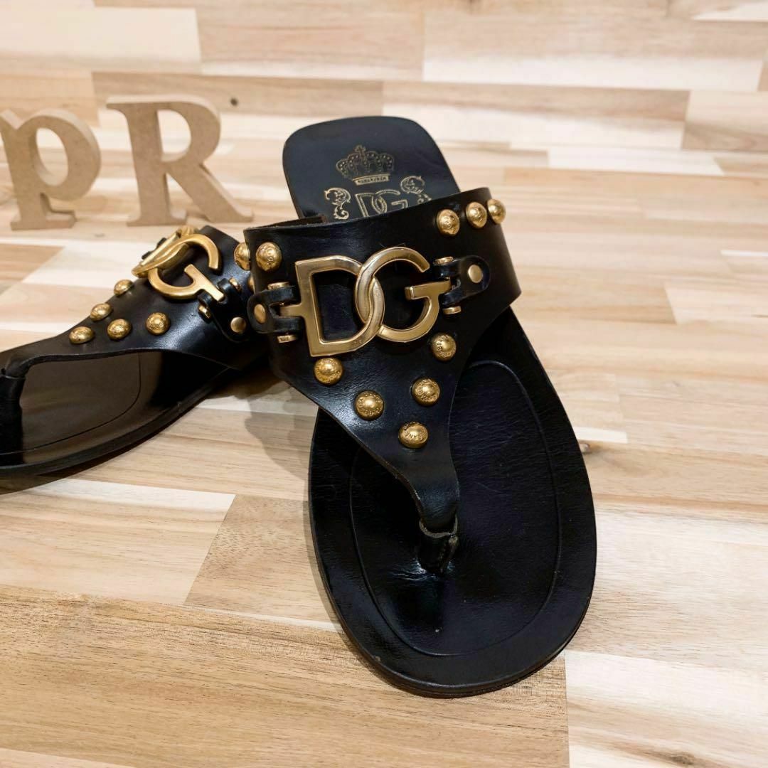 DOLCE&GABBANA - 激レア【ドルチェ&ガッバーナ】スタッズ サンダル