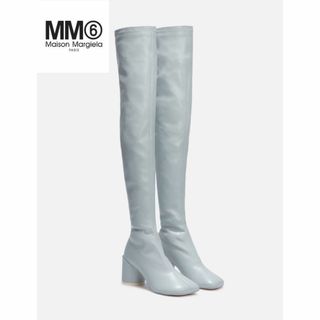 エムエムシックス(MM6)のMM6 MAISON MARGIELA アナトミック サイハイブーツ(ブーツ)