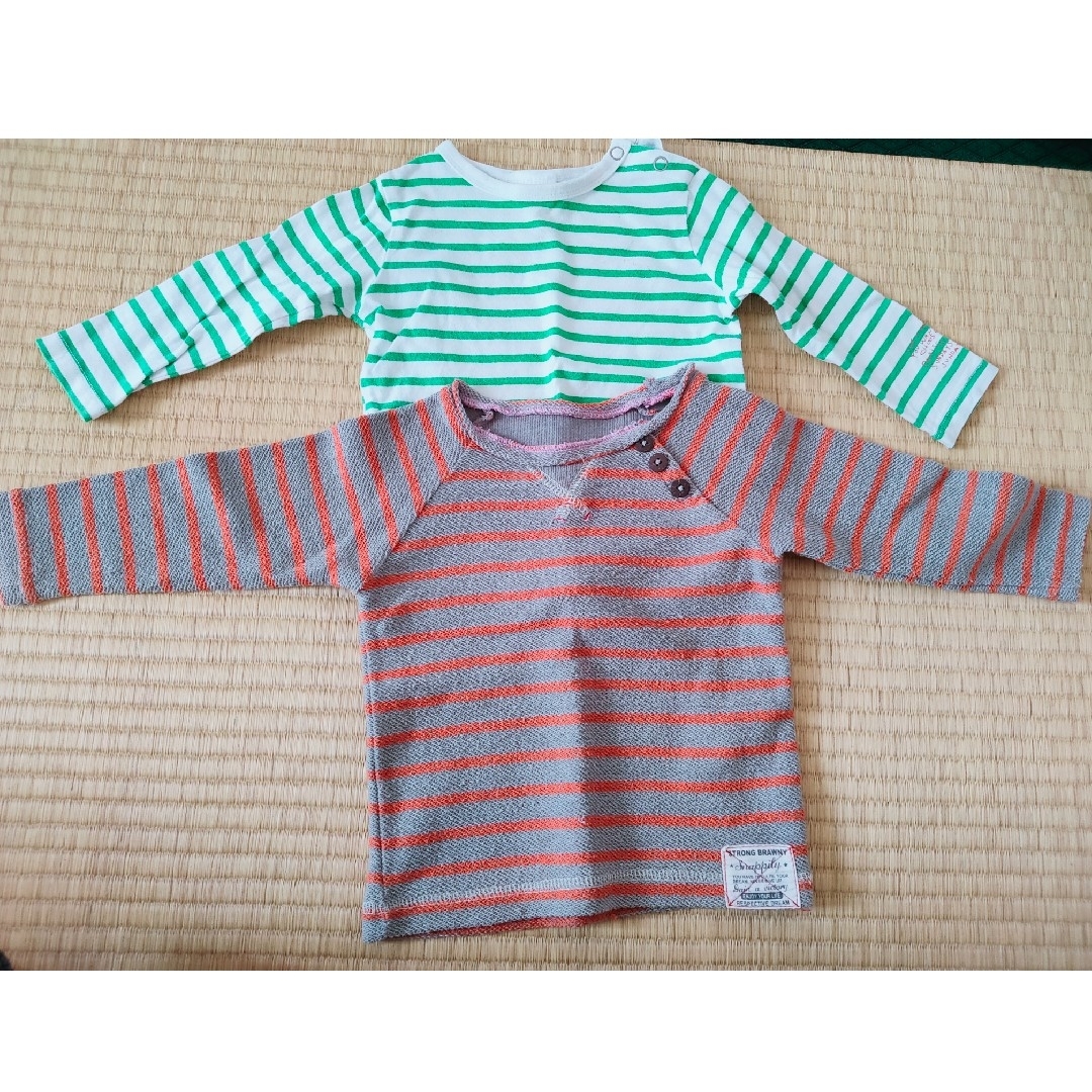 SUNDAYS SUN(サンデイズサン)の90　長袖　男の子　2枚セット キッズ/ベビー/マタニティのキッズ服男の子用(90cm~)(Tシャツ/カットソー)の商品写真