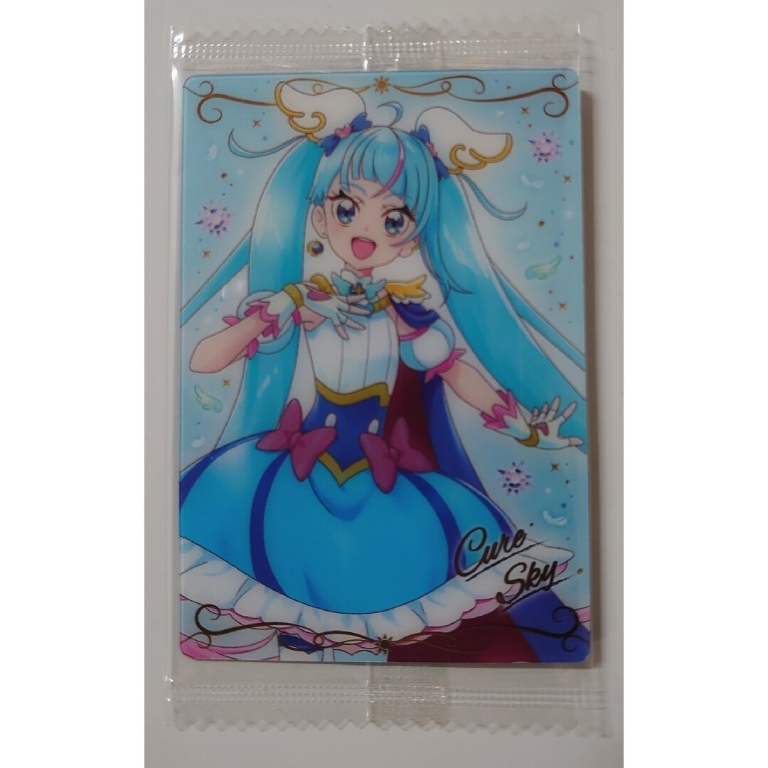 BANDAI - プリキュア カードウエハース8 SR No.01 キュアスカイ BANDAI - プリキュア カードウエハース8 SR No.01 キュアスカイ