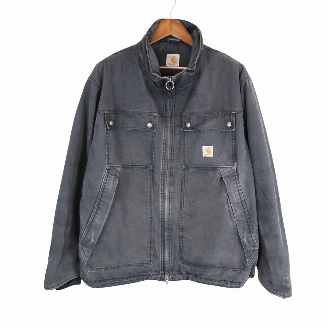 Carhartt カーハート ジャケット アウトドア キャンプ アウター 防寒 thinsulate ブラック (メンズ)   O7594約74cm身幅