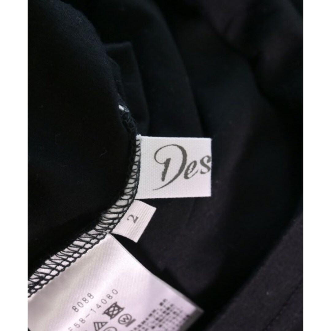 Dessin(デッサン)のDessin デッサン Tシャツ・カットソー 2(M位) 黒 【古着】【中古】 レディースのトップス(カットソー(半袖/袖なし))の商品写真