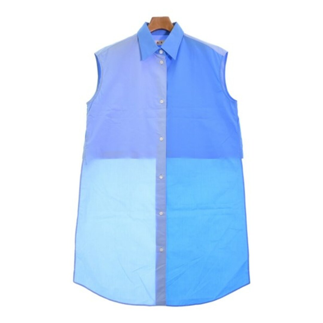 MARNI マルニ カジュアルシャツ 38(S位) 青x水色