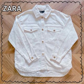 ザラ(ZARA)のZARA/デニムジャンバー(オフホワイト)(Gジャン/デニムジャケット)