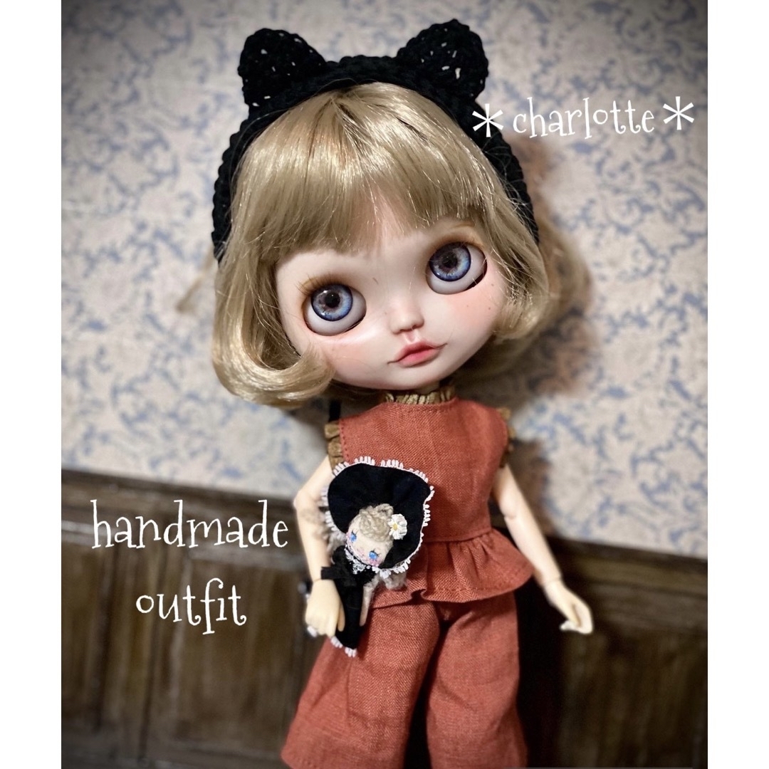 ブライスアウトフィットblythe カスタムブライス　＊charlotte＊ ハンドメイドのぬいぐるみ/人形(その他)の商品写真