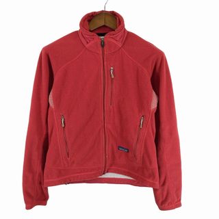 パタゴニア(patagonia)のSALE// patagonia パタゴニア POLARTEC フリースジャケットライトウェイト R4 アウトドア サーモンピンク (レディース M) O7677(その他)