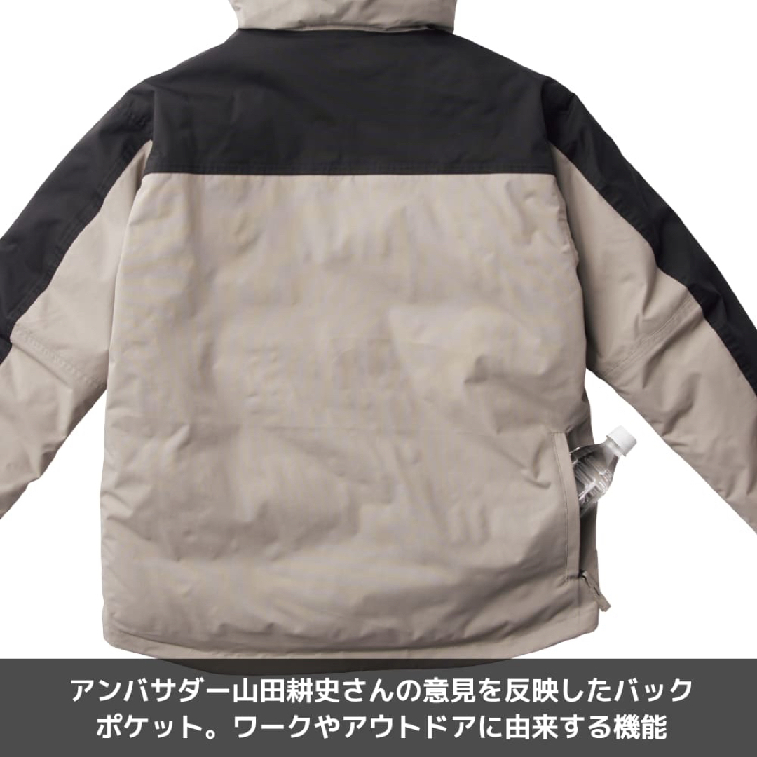 ワークマン　値下げ不可　イージスフュージョンダウンジャケット　ピスタチオ3L メンズのジャケット/アウター(ダウンジャケット)の商品写真