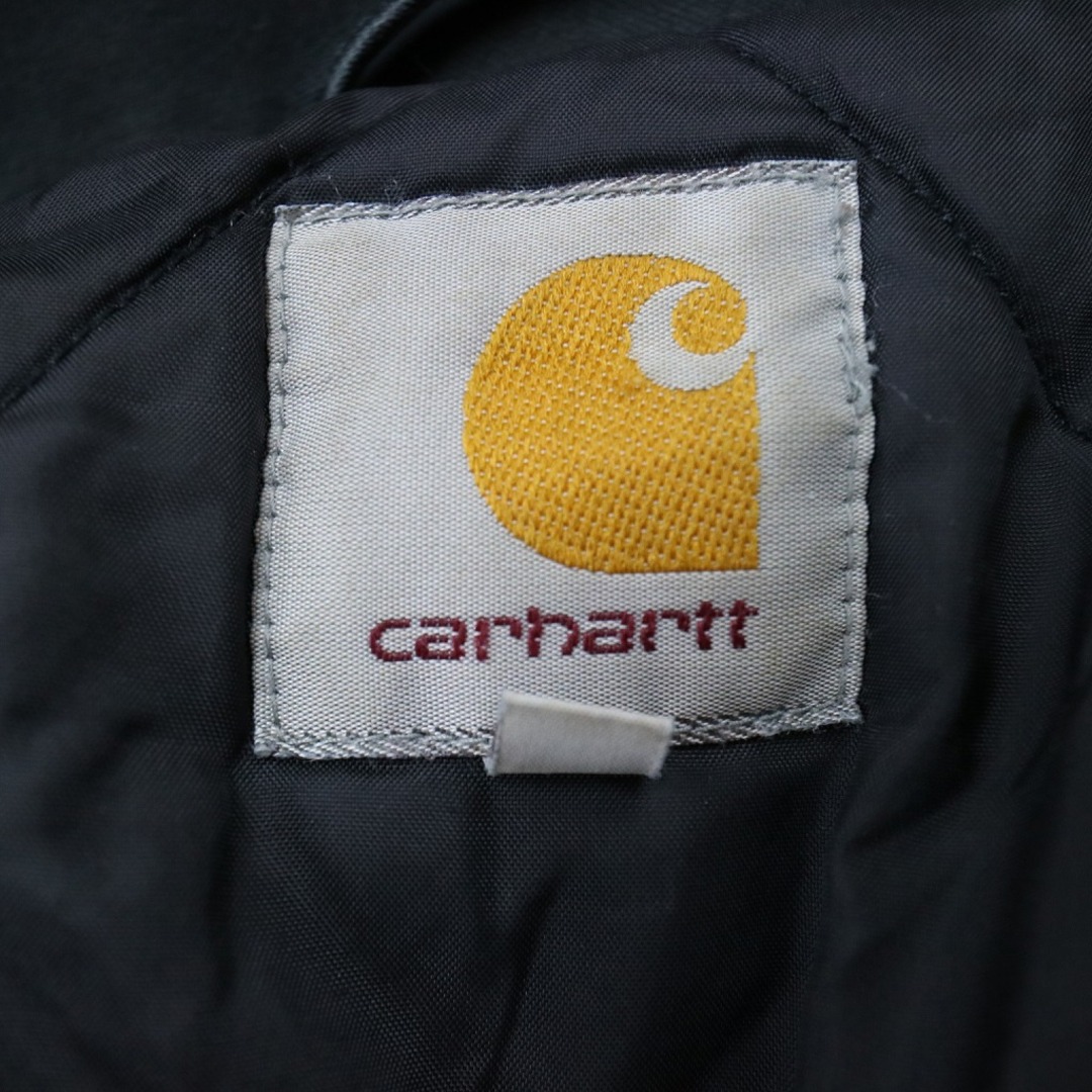 carhartt(カーハート)のCarhartt カーハート M-65タイプ ワークジャケット ワーク  アメカジ ブラック (メンズ M) 中古 古着 O7650 メンズのジャケット/アウター(その他)の商品写真