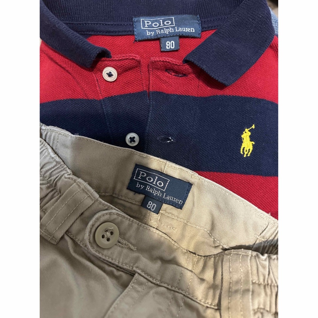 POLO RALPH LAUREN(ポロラルフローレン)のキッズ　ポロラルフローレン　セットアップ キッズ/ベビー/マタニティのベビー服(~85cm)(その他)の商品写真