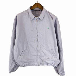 ポロラルフローレン(POLO RALPH LAUREN)の80年代 USA製 Polo by Ralph Lauren ポロバイラルフローレン スイングトップ アメカジ パープル (メンズ XL) 中古 古着 O7687(その他)