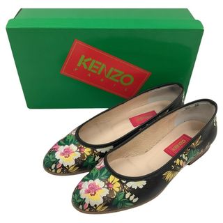 ケンゾー(KENZO)の♪♪KENZO ケンゾー レディース パンプス SIZE 36 （23cm） 花柄 レッド(ハイヒール/パンプス)