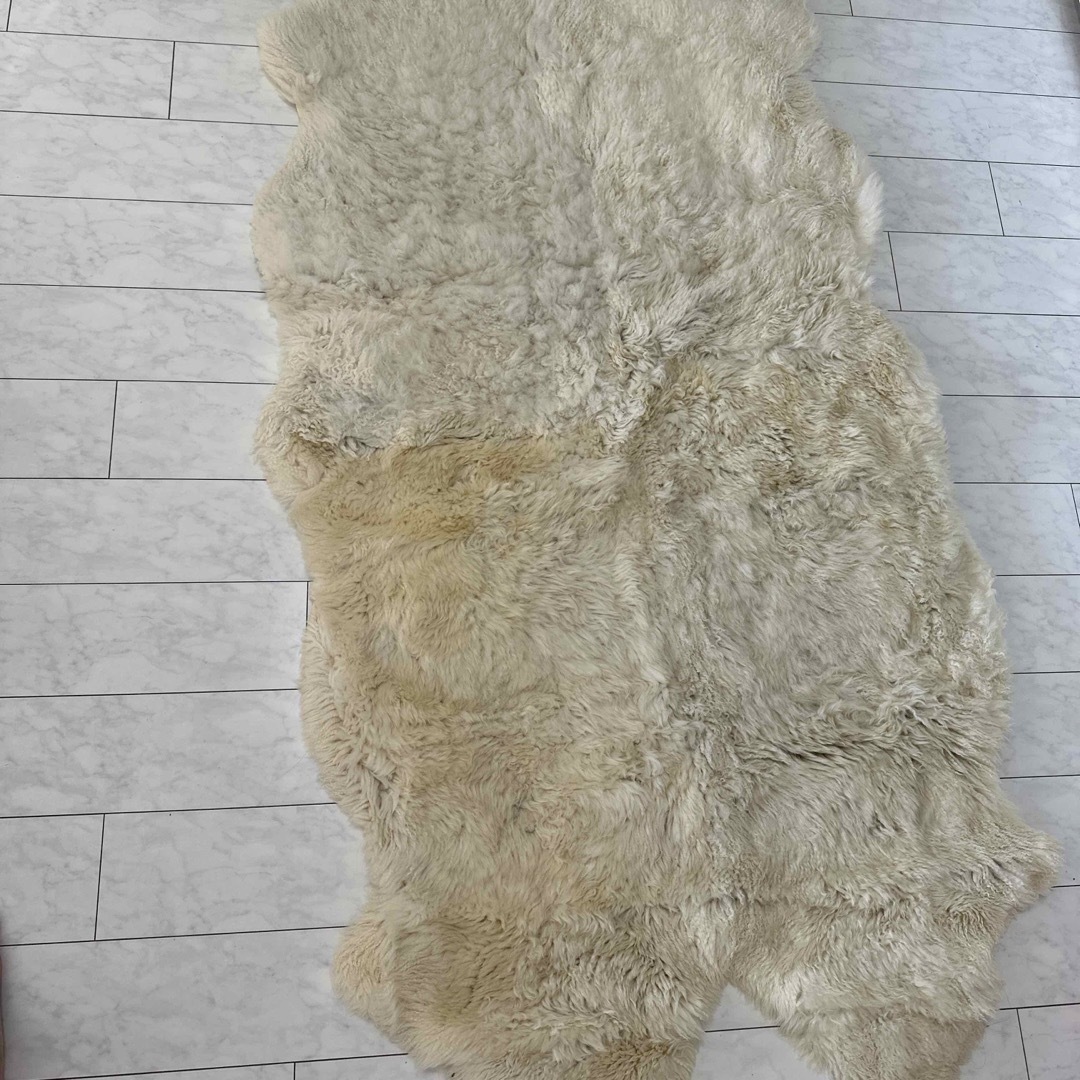 羊毛皮⭐︎レザー　マットレス185×104
