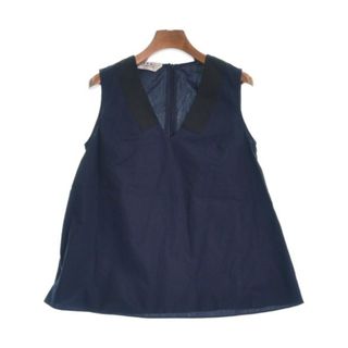 マルニ(Marni)のMARNI マルニ ブラウス 40(M位) 紺 【古着】【中古】(シャツ/ブラウス(長袖/七分))