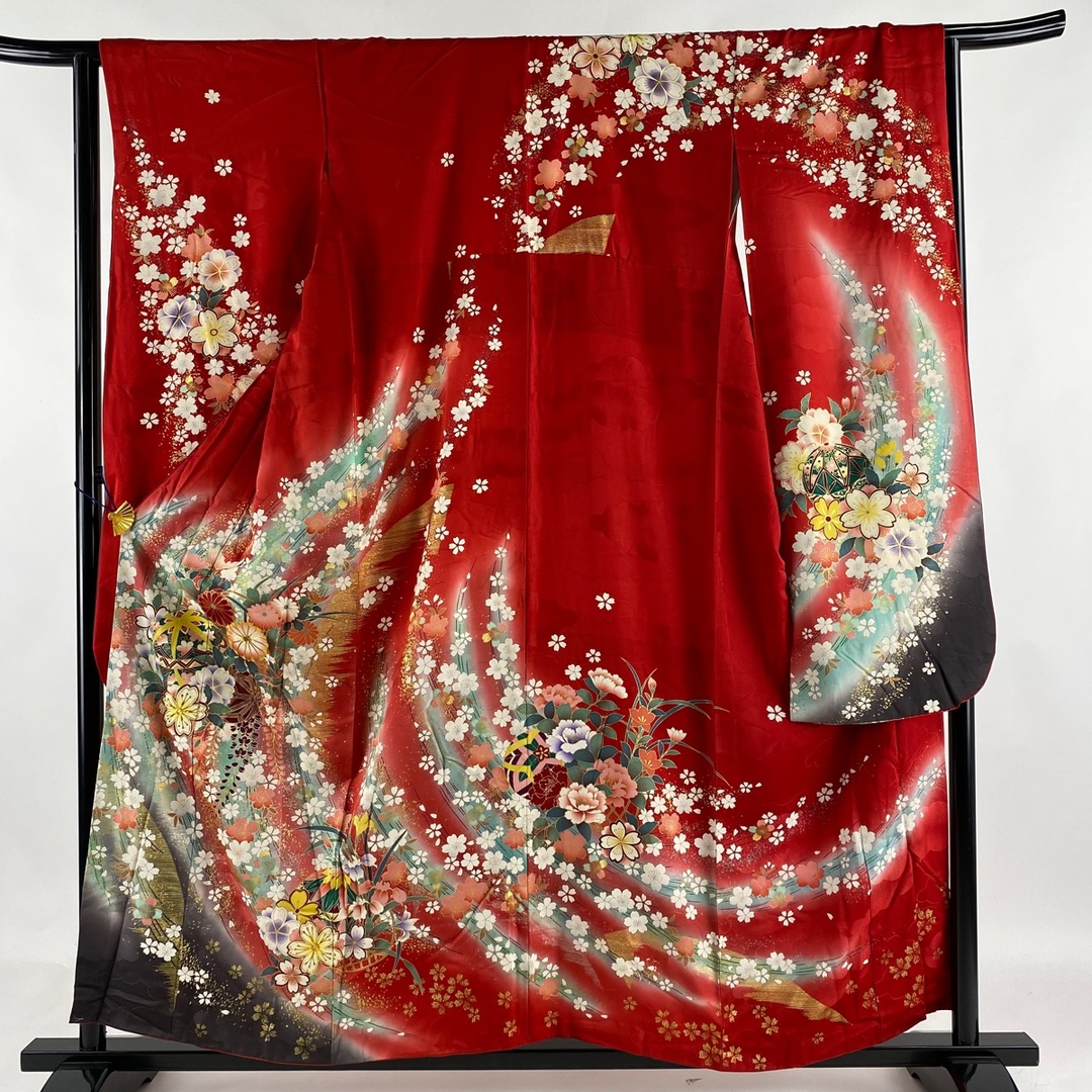 振袖 身丈154.5cm 裄丈64.5cm 正絹 秀品