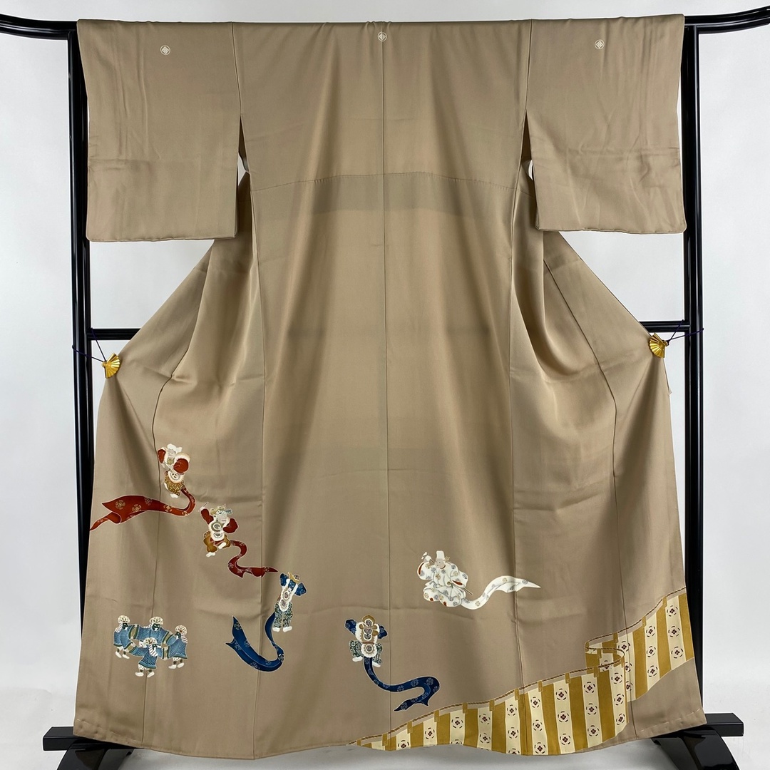 色留袖 身丈164.5cm 裄丈65.5cm 正絹 美品 名品