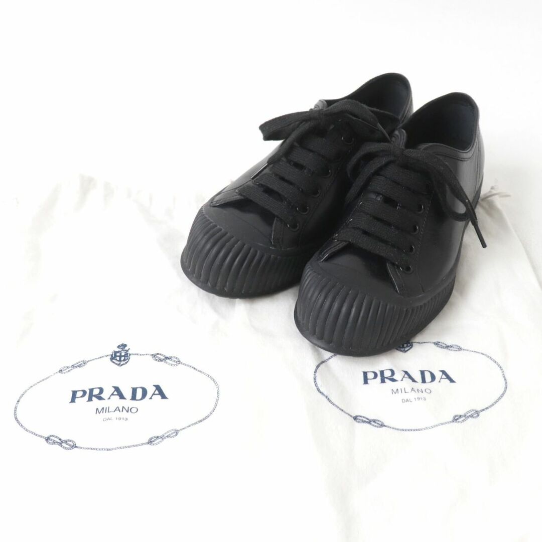 極美品！　PRADA プラダ　スニーカー　キャンバス　ロゴ