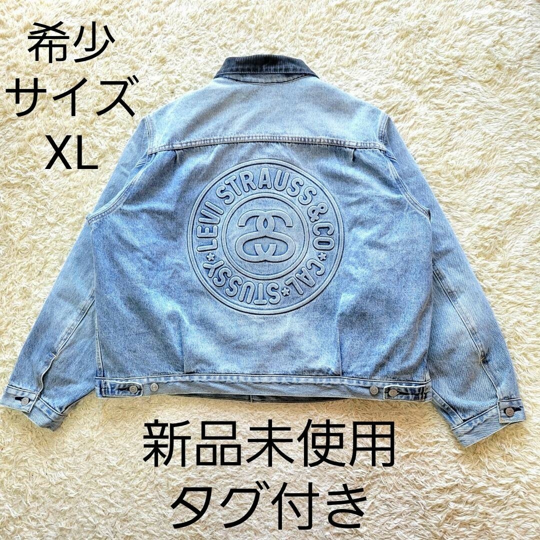 希少品】STUSSYデニムジャケット-