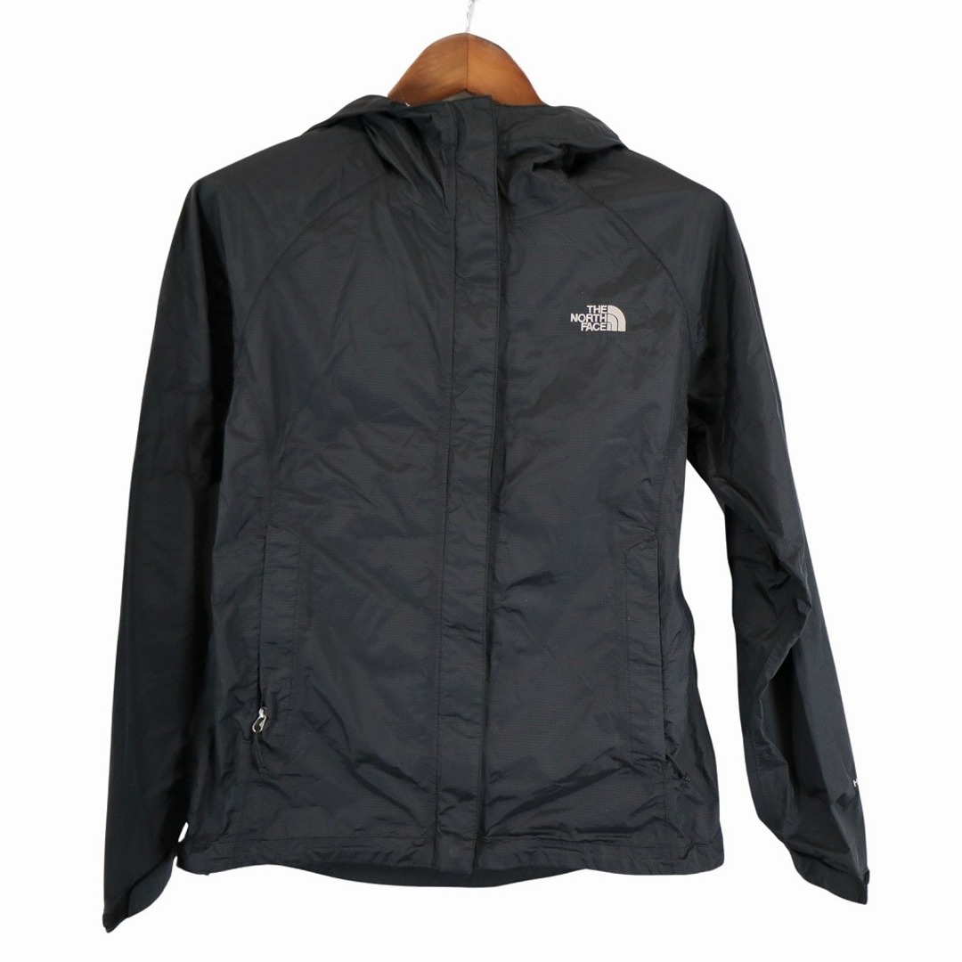 THE NORTH FACE ノースフェイス HYVENT マウンテンパーカー アウトドア キャンプ ブラック (レディース S)   O7774