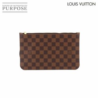 ヴィトン(LOUIS VUITTON) ダミエ ポーチ(レディース)(ゴールド/金色系