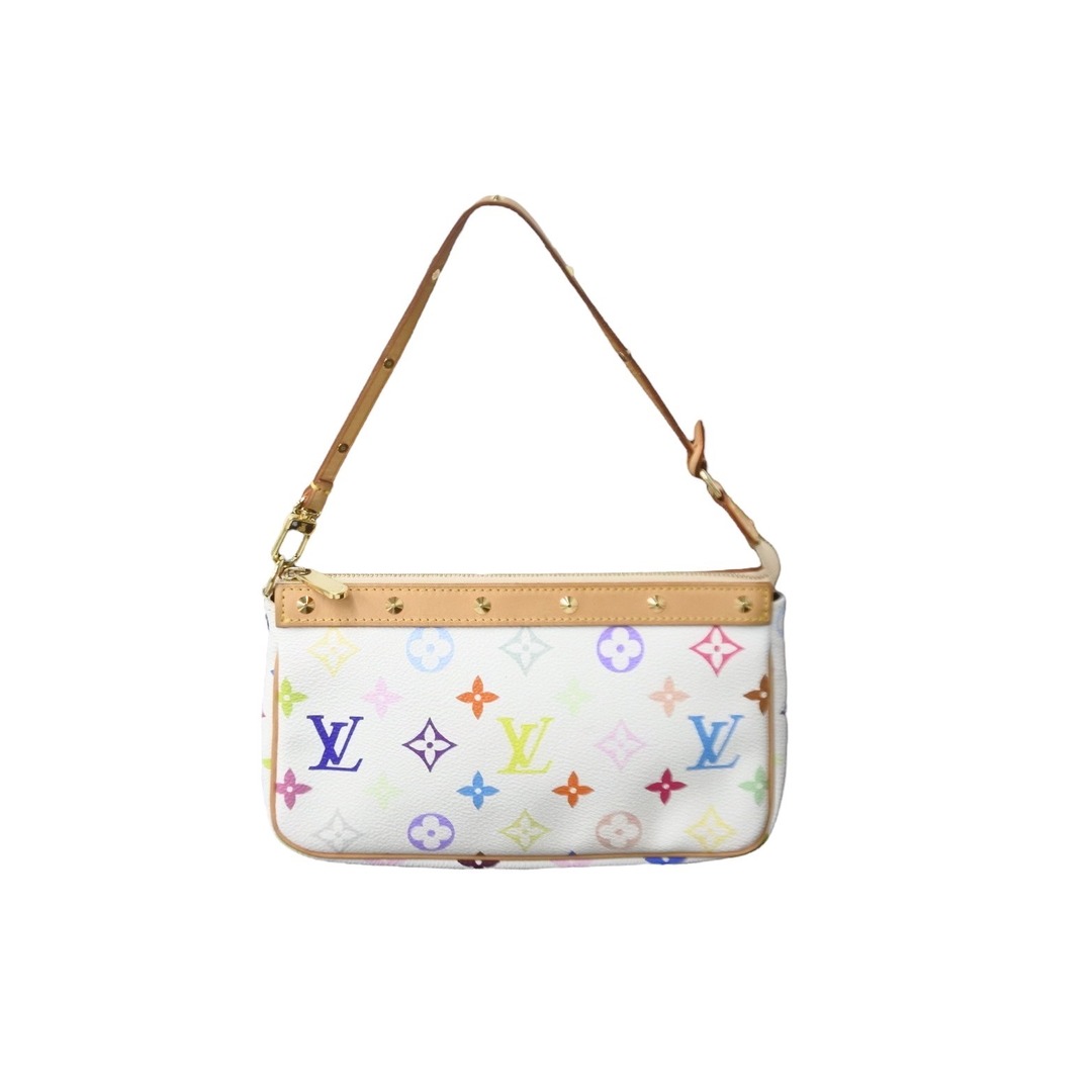 LOUIS VUITTON ルイヴィトン ショルダーバッグ ポシェット アクセソワール モノグラム M92649 ゴールド金具 美品  55900