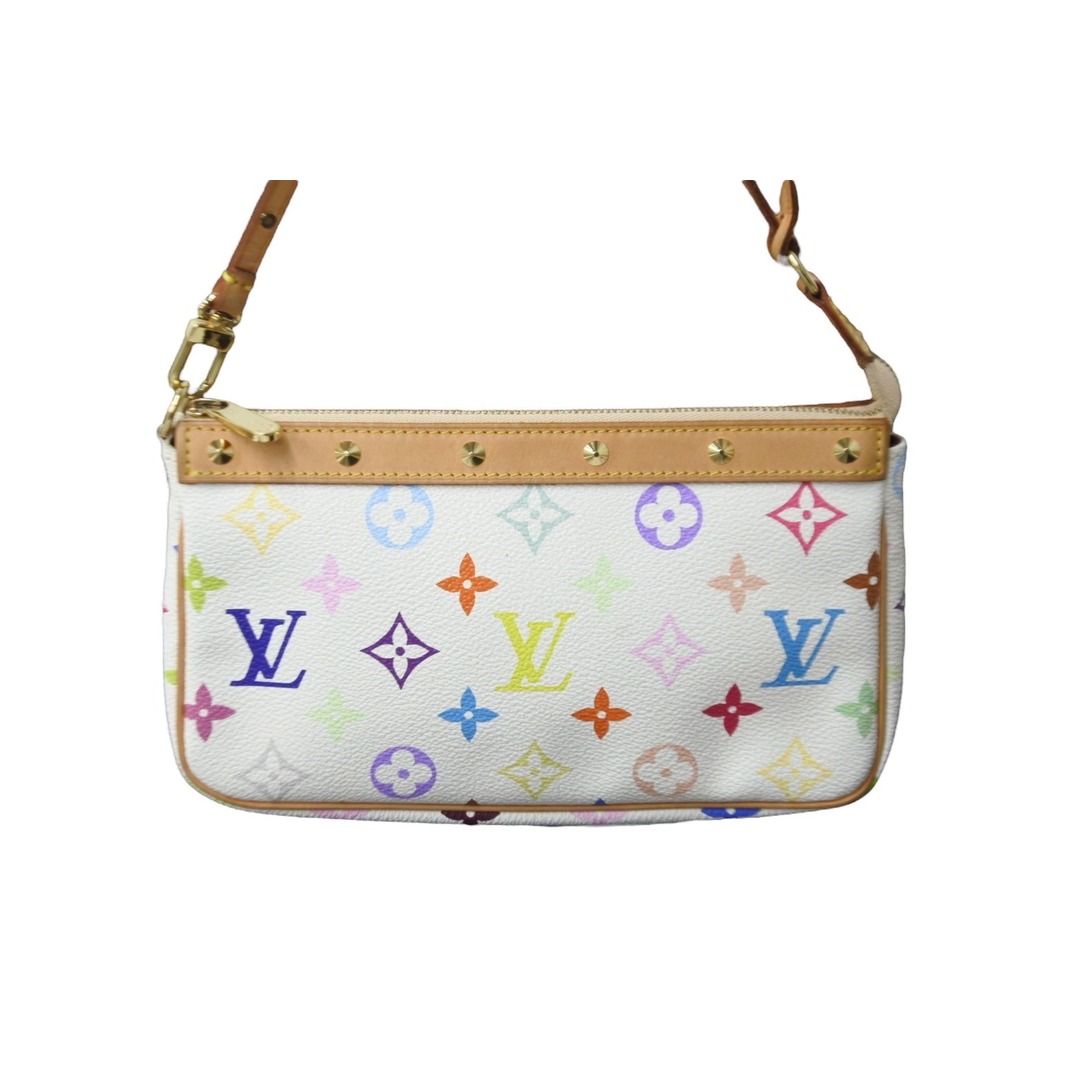 LOUIS VUITTON ルイ・ヴィトン ショルダーバッグ ポシェットアクセソワール M92649 ゴールド金具 美品  52424