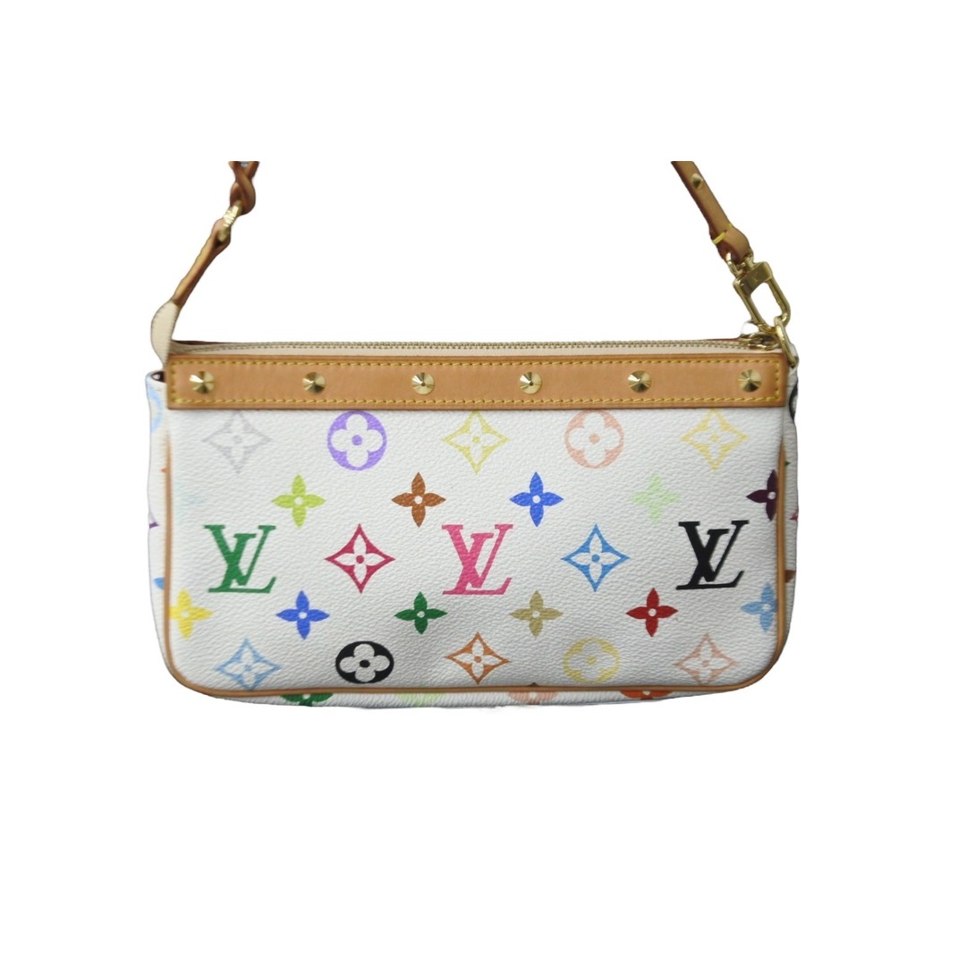 LOUIS VUITTON ルイ・ヴィトン ショルダーバッグ ポシェットアクセソワール M92649 ゴールド金具 美品  52424