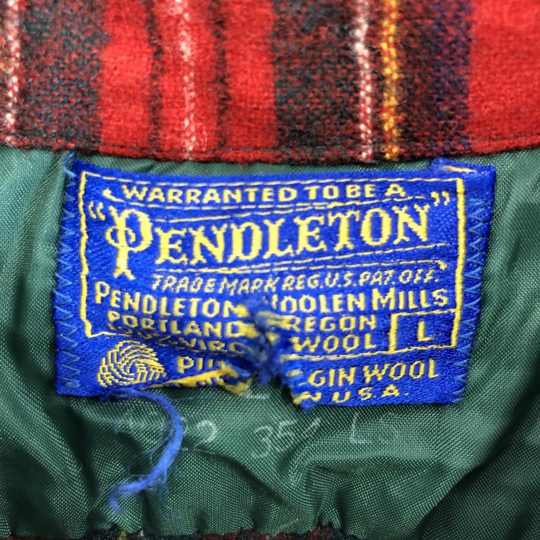 PENDLETON ペンドルトン USA製 ウール ネルシャツ チェック