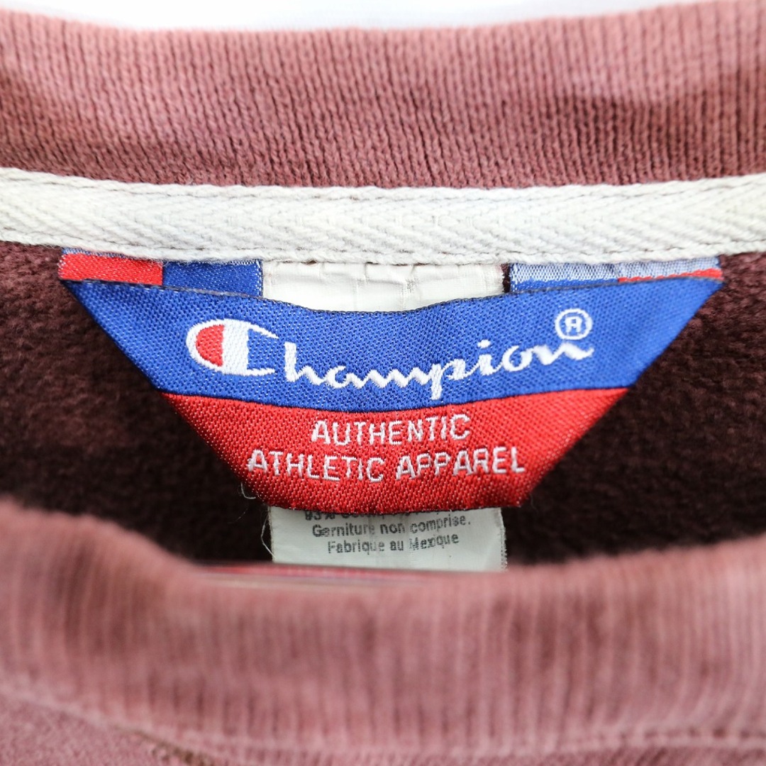 Champion(チャンピオン)の2000年代 Champion チャンピオン スウェット プロチーム NFL クリーブランド・ブラウンズ ワインレッド (メンズ L) 中古 古着 O7878 メンズのトップス(スウェット)の商品写真